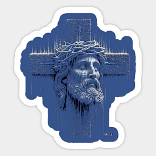 Cross of Faith by focusln Sticker